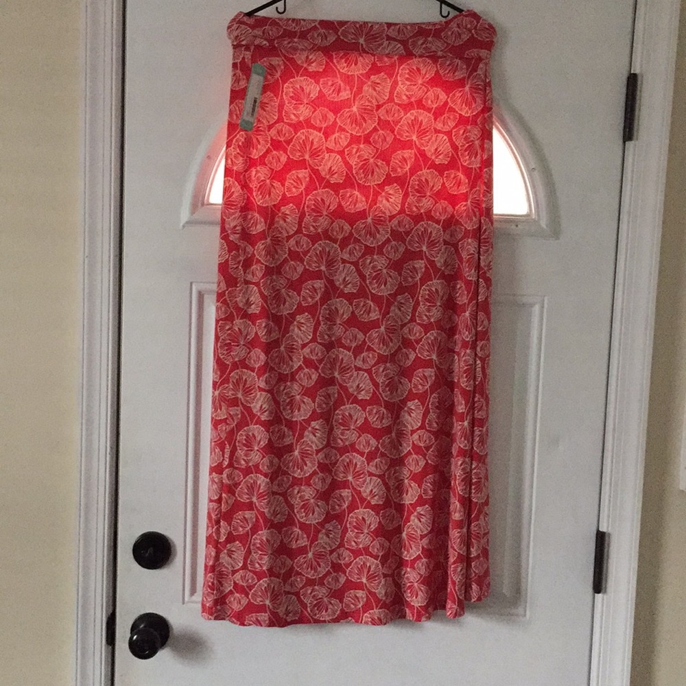 NWT Gilli Delina Knit Maxi Skirt Coral S